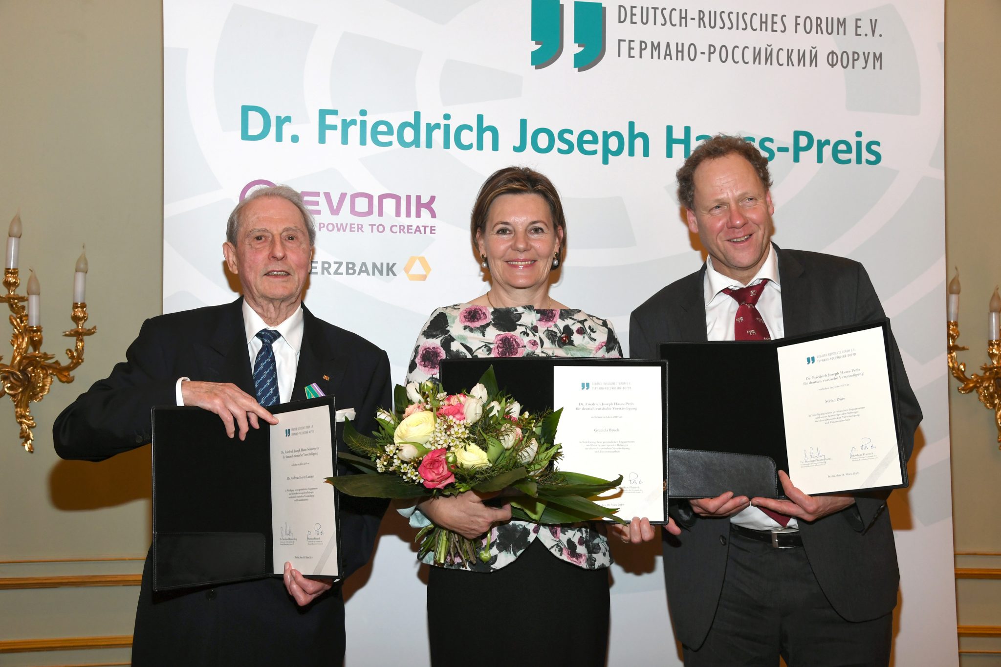 Verleihung des Dr. Friedrich Joseph Haass-Preises für deutsch-russische Verständigung