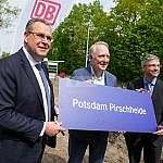 Bahnhof Potsdam Pirschheide: neuer, rundum modernisierter Umsteigeknoten mit BER-Anschluss